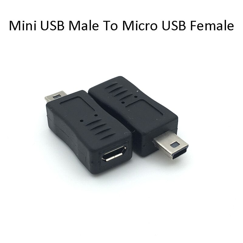 5 stk usb mini usb 5 pin han hun til micro usb usb han hun stik adapter skifter konverter adapter