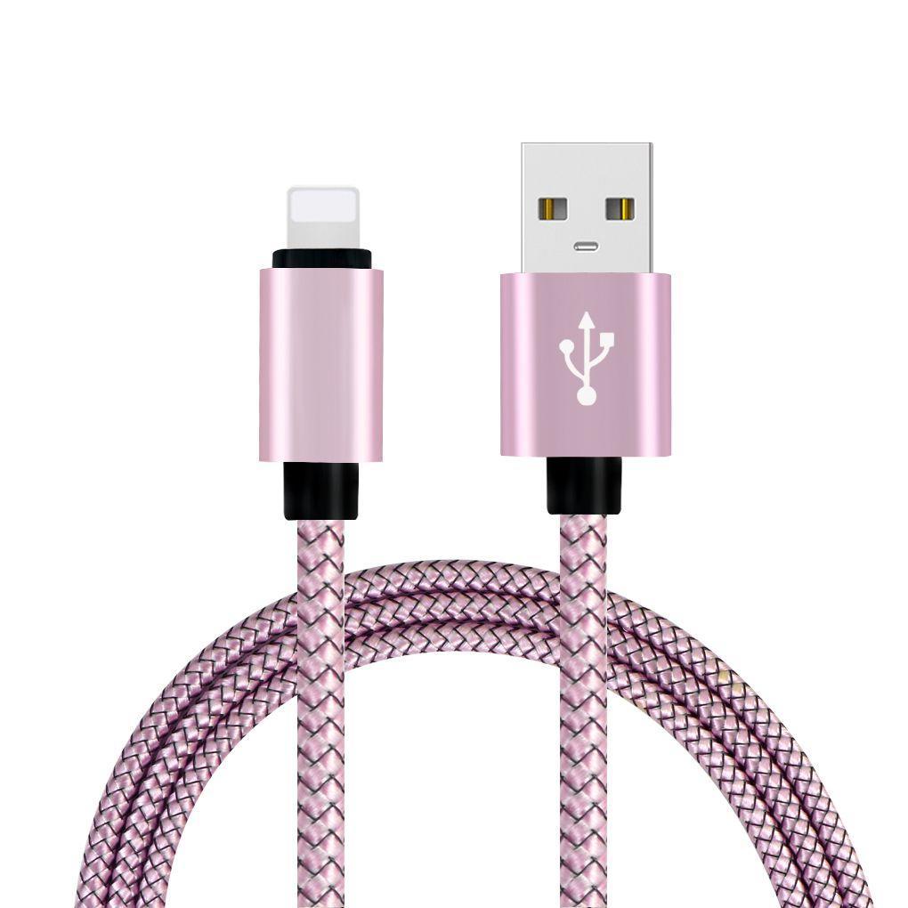 Fast Charger for Samsung Type C Cable 1m Android Charging Cable Big Head Black Pink Green Long Tyle: Pink