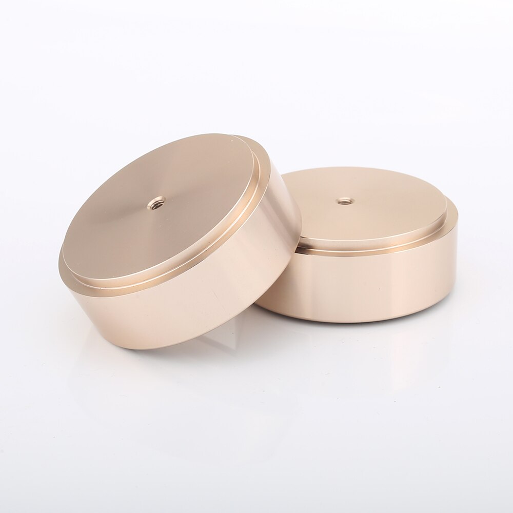 58x22mm M8 Machined Full Aluminum Amplifier Speaker Isolation Feet Turntable Monitor CD DAC Radio Vibration Stand Pad Base