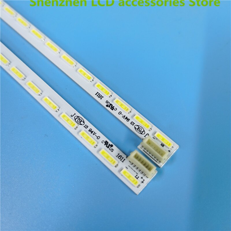 FOR L55M4-AA MI55TV(M55) 1712-0400-4190 68LED 606MM 55 inch use aluminium LCD TV backlight bar left + right