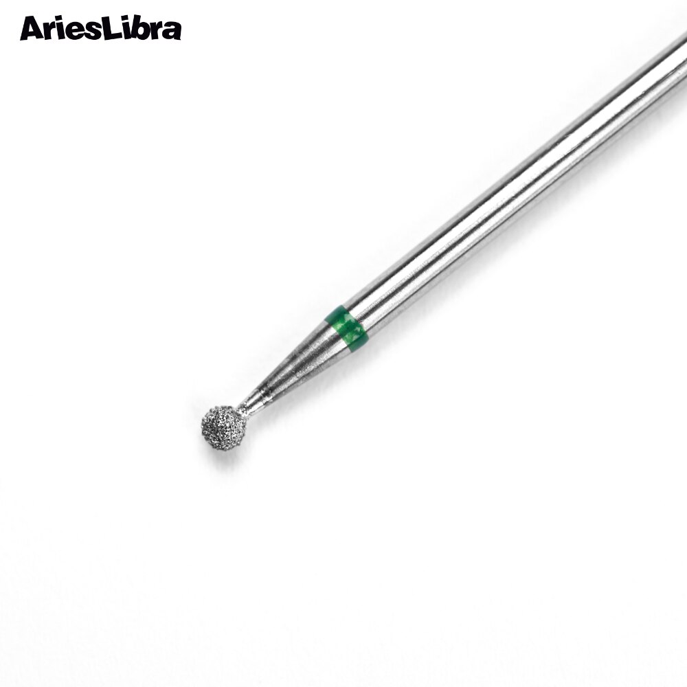 1pc diamant nagelborrkula roterande bit elektrisk fräs 8 szie nagelband burr nagelfil för manikyr pedikyr tillbehör