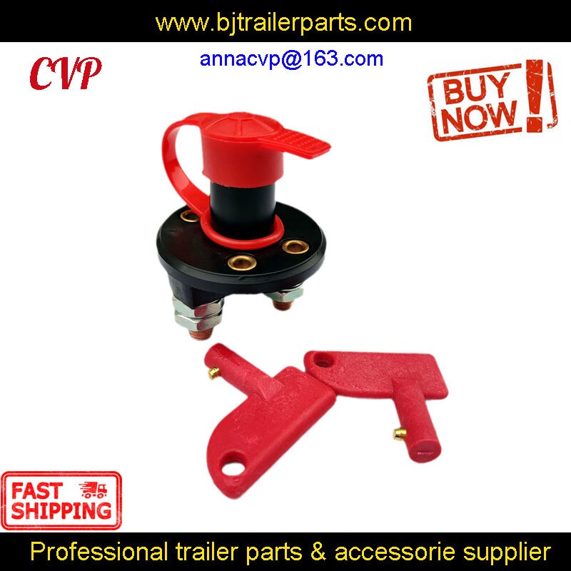 12~24V battery isolator kill switch with key-boat/marine/car/4x4/caravan, trailer parts,trailer accessories