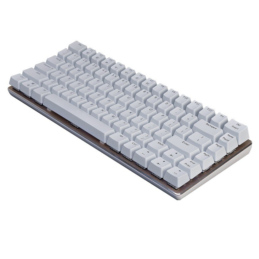 AK33 podświetlana Usb przewodowa mechaniczna klawiatura gamingowa niebieskie czarne przełączniki na biuro, USB przewodowy podświetlany diodami LED Axis Gaming Mechanical