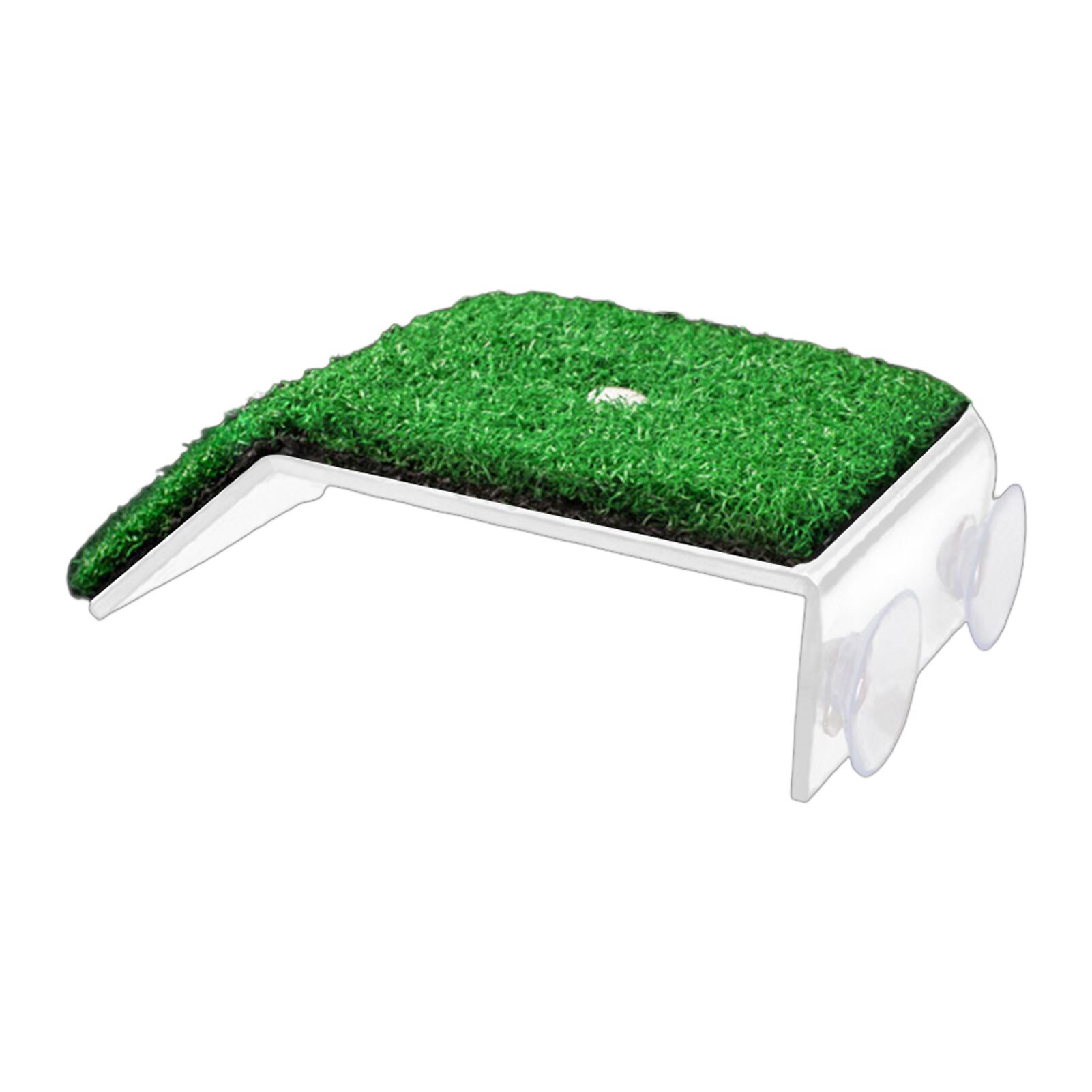 Float Decoratie Voor Kleine Reptiel Aquarium Schildpad Platform Zuignap Habitat Installeren Gesimuleerde Gazon Zware Drogen: S