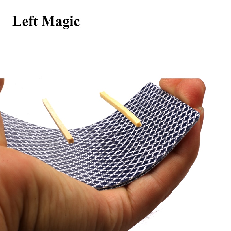 5 Teile/los Lustige Luft Schwebende Magische Tricks Karte Spiel Close Up Magie Zauberer Magic Trick Zahnstocher Spiele Schwimm Requisiten G8141