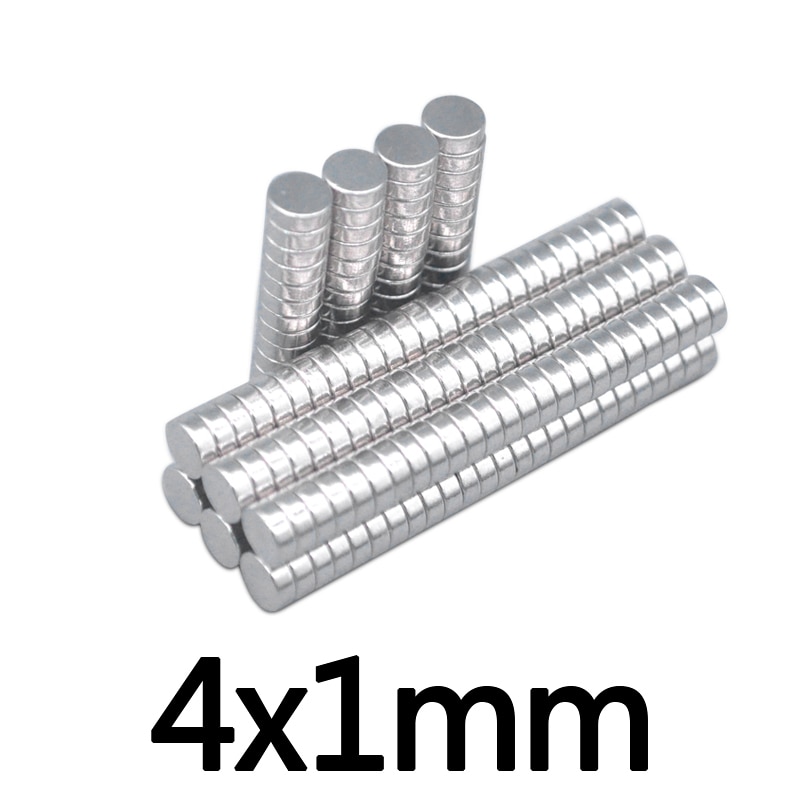 5/20/50/100/200/500Pcs 4X1 Mm Mini Kleine Ronde Magneten 4Mm X 1 Mm N35 Neodymium Magneet Dia 4X1 Mm Permanente Ndfeb Magneten 4*1 Mm