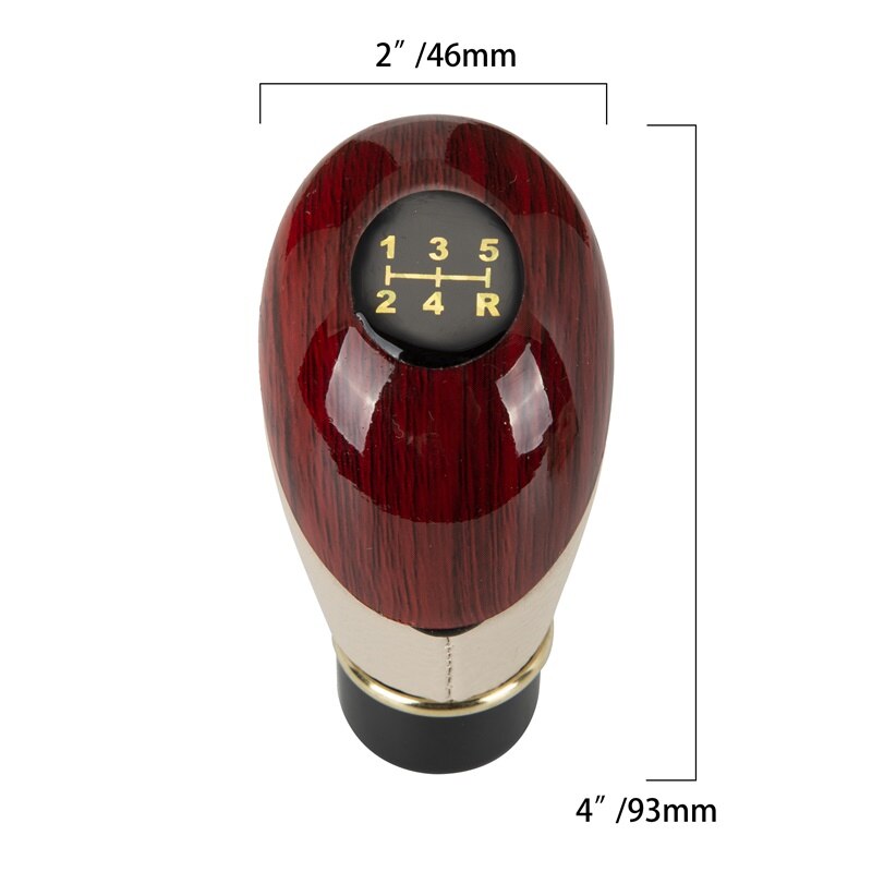 Universal Gear Shift Knob 5 Speed Gear Shift Knob Imitation Carbon Fiber/Wooden Manual Gear Shift Knob Car Gear Handle Knob