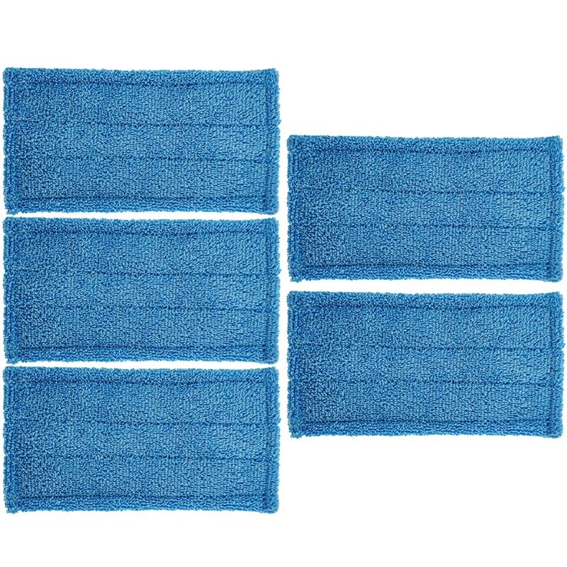 5 paczka podkładki wielokrotnego użytku dla Swiffer zamiatarka mopy można prać w pralce wycierać z mikrofibry Podkładka robić czyszczenia podłóg głowica mopa klocki działają na mokro i na sucho