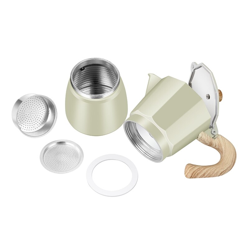 Mocha -kahvinkeitin italialainen espresso -kahvinkeitin percolator pot liesi kahvinkeitin 150ml