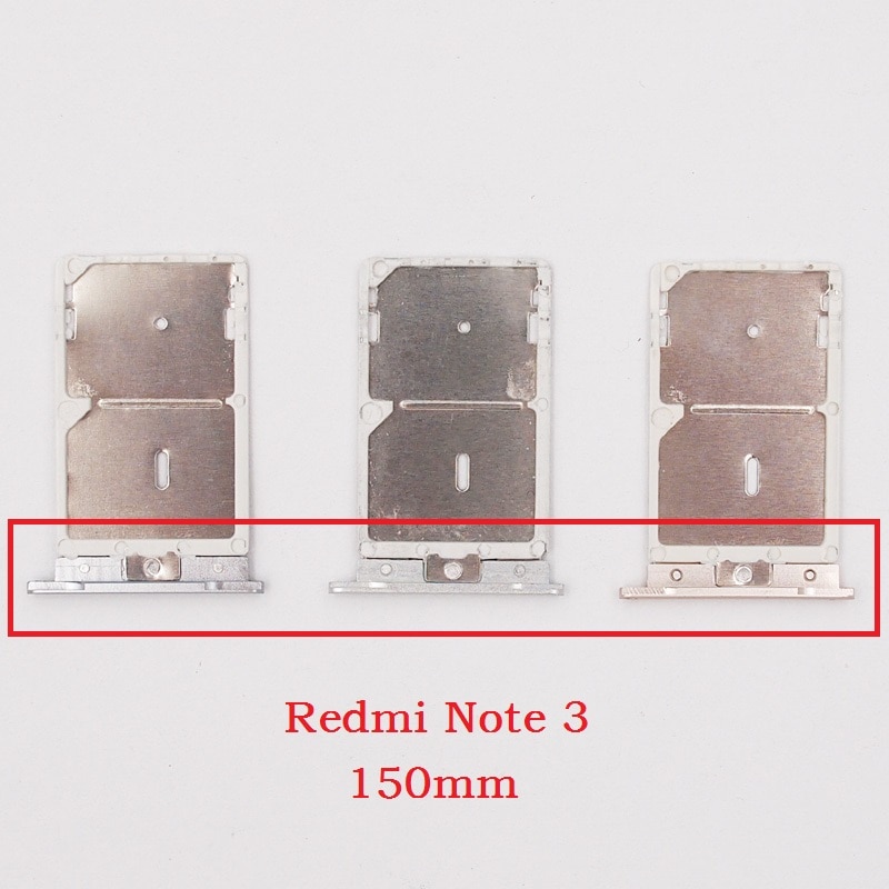 BaanSam New Bandeja Cartão SIM Slot Para Xiaomi Redmi Nota 3 (150mm) Peças de Reposição