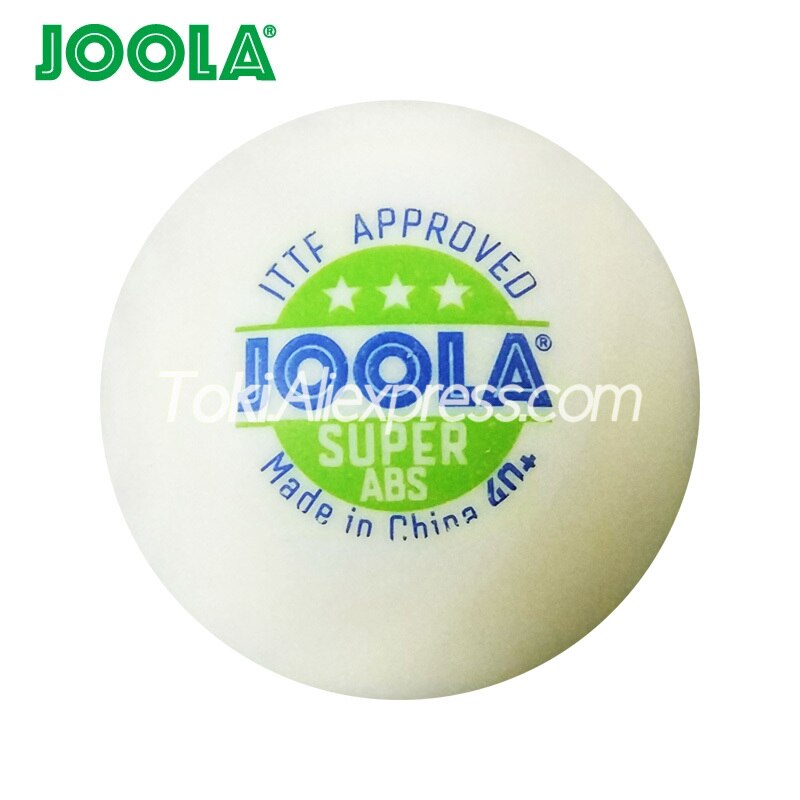 JOOLA Super ABS 3-Stern Tischtennis Ball ITTF Genehmigt Kunststoff 40 + JOOLA 3 STERNE Klingeln Pong Bälle