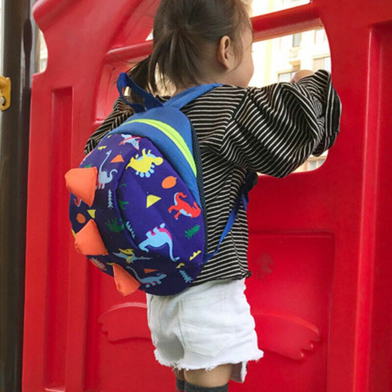 Mochila bonita con arnés de seguridad para bebés y dinosaurios, bolsa antipérdida para niños, mochila escolar resistente y cómoda extremadamente duradera