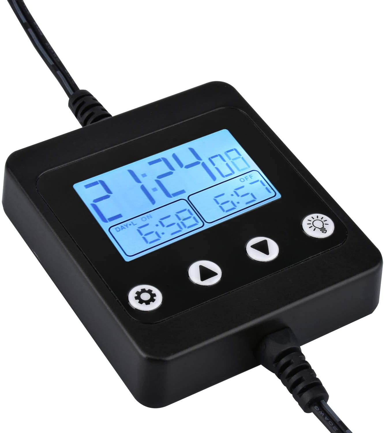 Led Light Controller Dimmer Modulator Met Lcd-scherm Aquarium Accessoires Voor Fish Tank Intelligente Timing Dimmen Systeem