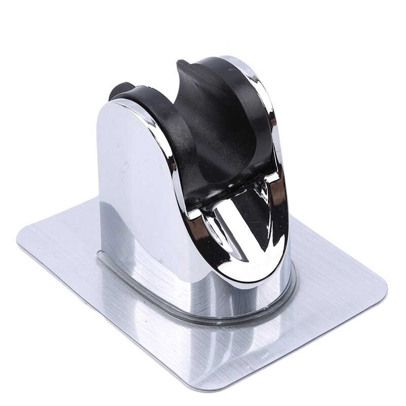 Regolabile auto-adesivo Palmare Plactis Lucido Soffione titolare Fissato Al Muro Bagno Doccia Staffa di Supporto