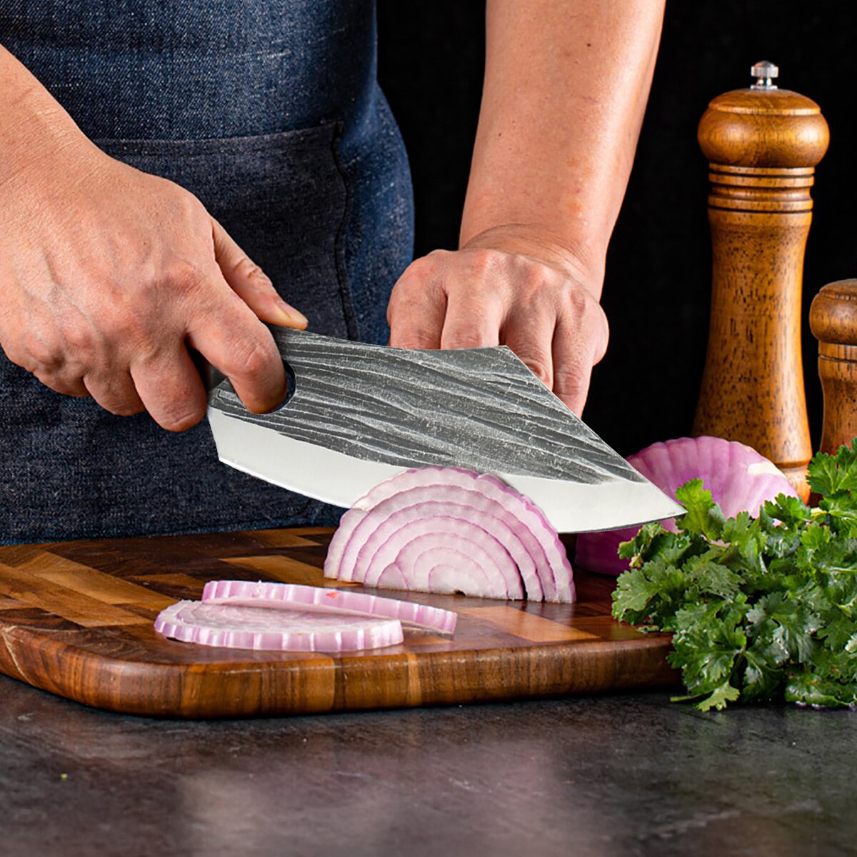 Stainless Steel Deboning Knife Kitchen Knife Small Machete Butcher Knife Household Knife Slicing Knife Killing Fish Knife