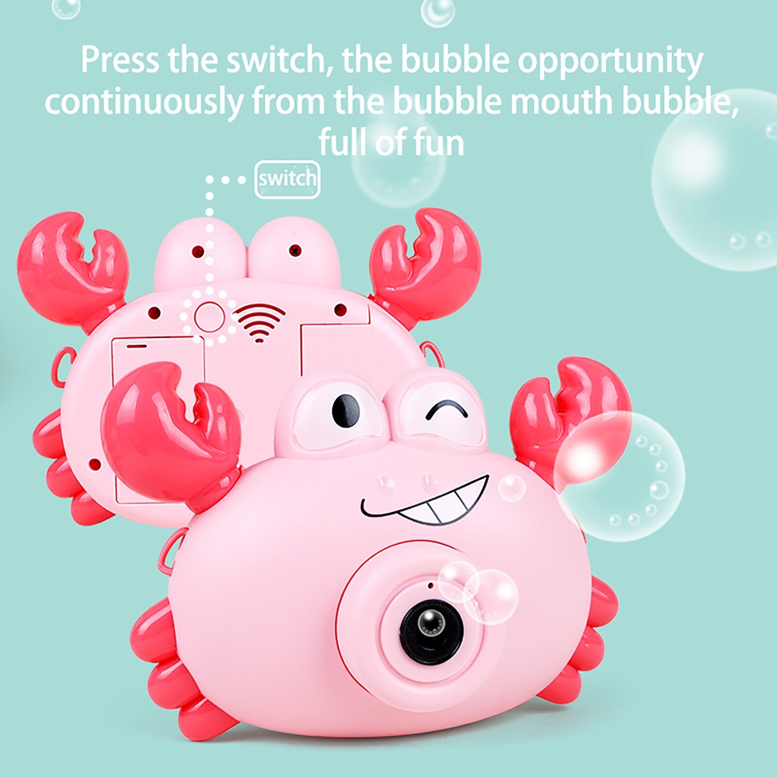 Favor Kid Speelgoed Bubble Machine Speelgoed Krab Brandblusser Elektrische Kids Fun Outdoor Zomer Speelgoed 60Ml Speelgoed Игрушки