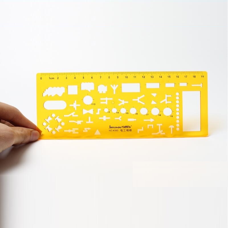Electrical Engineering Drawing Template Drafting Stencil No.4360