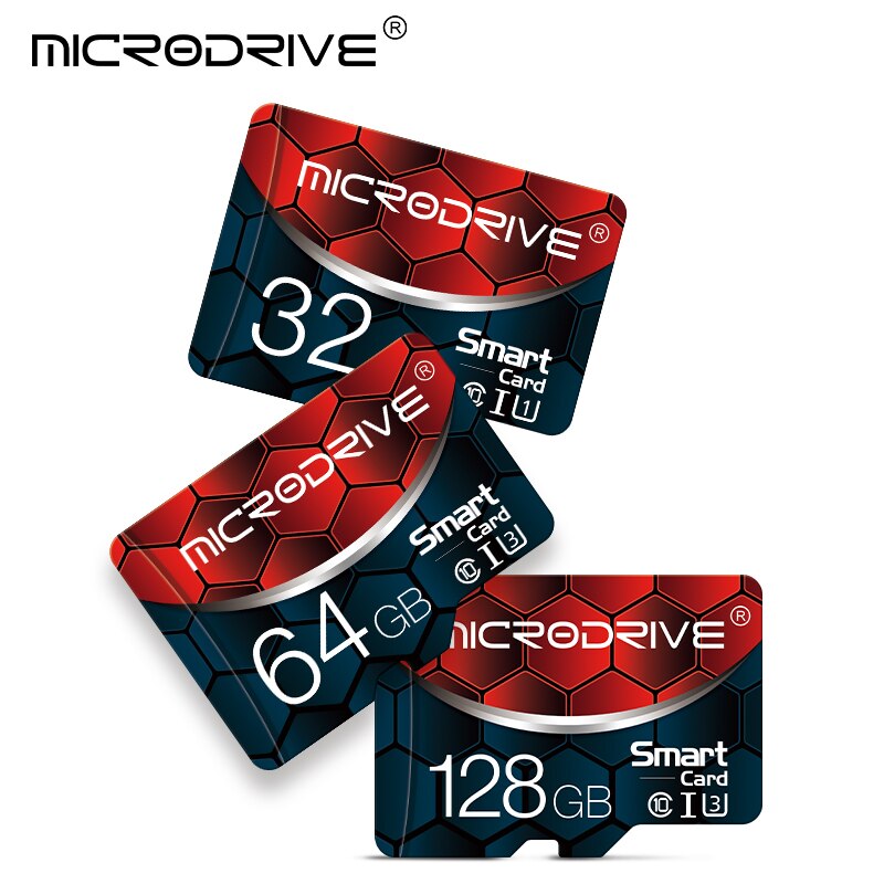 Capaciteit micro sd kaart 8gb 16gb 32gb klasse 10 geheugenkaart micro sd 64gb 128gb mini flash tf kaart met gratis adapter