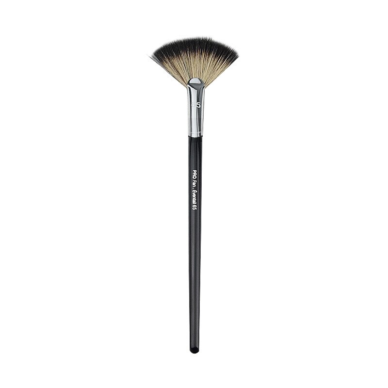 65#  pro fan børste makeup børster pudder highlighter fan børste ansigt makeup indstilling pudder børste kosmetisk børste værktøj