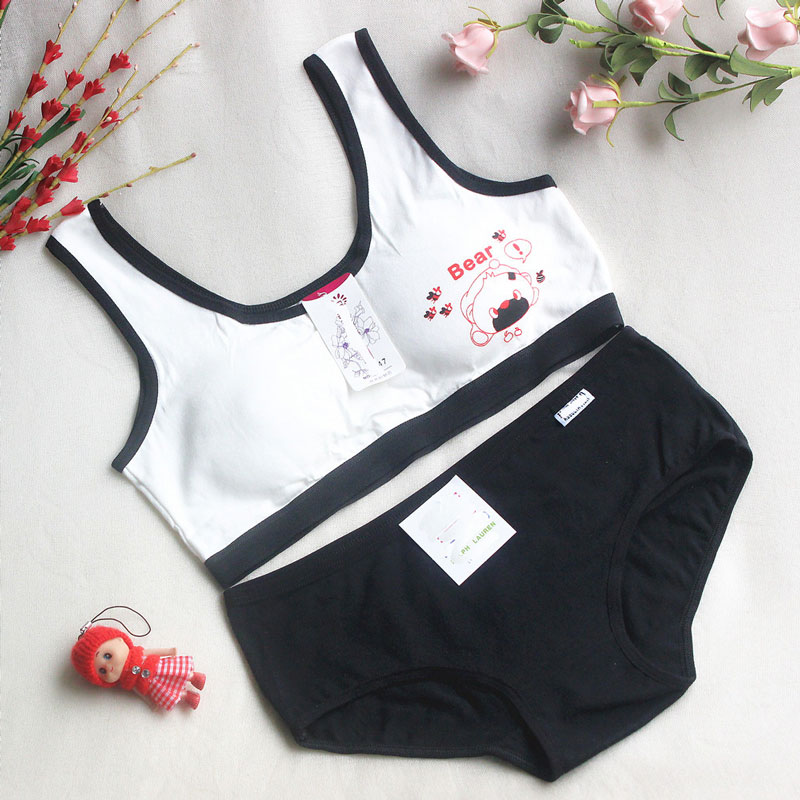 Mädchen Pubertät Bh Set kinder Unterwäsche Ohne St... – Vicedeal