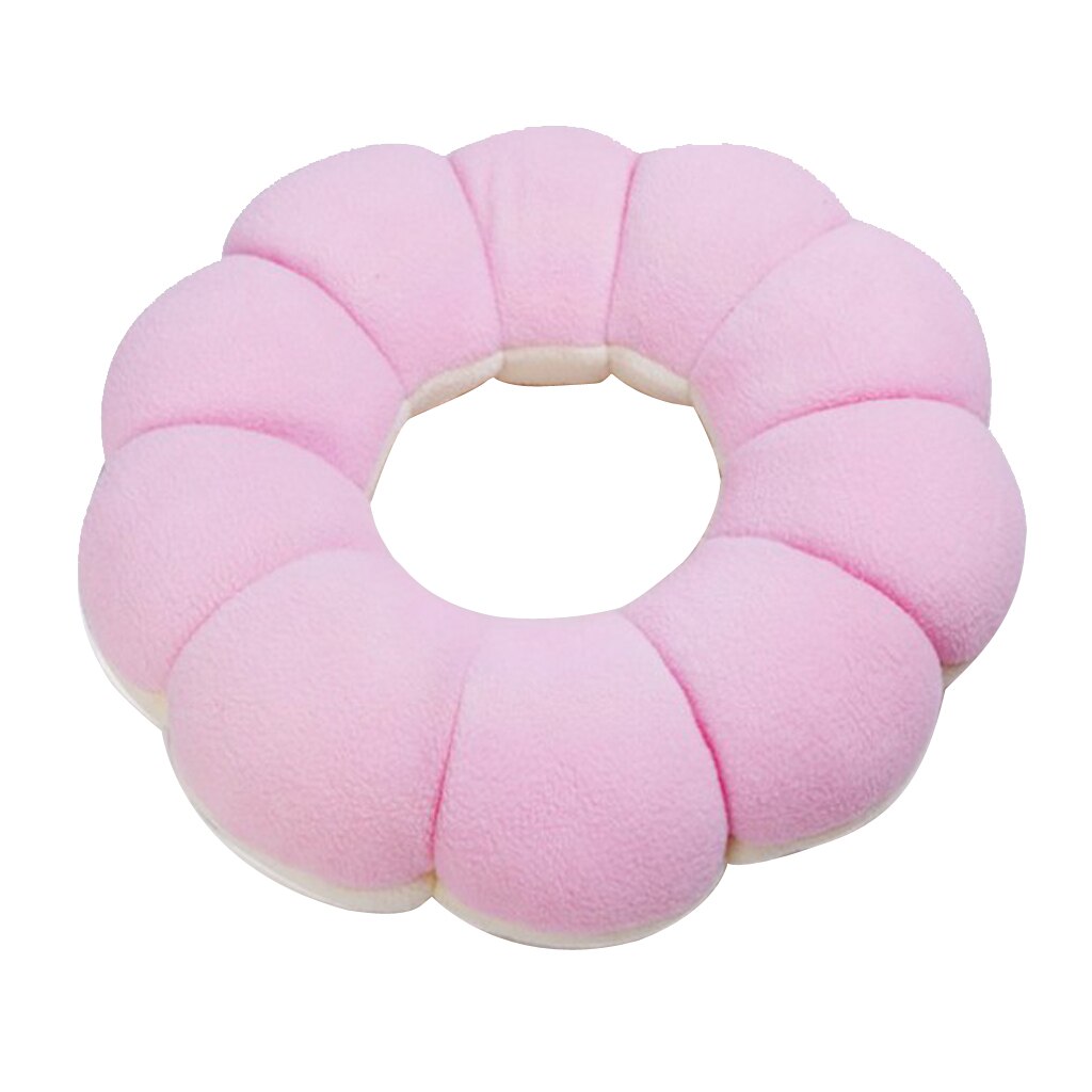 Donut Ring Cervical Neck Pillow Outdoor Sports Car Decoration Travel Twist Flower Shape Pillow