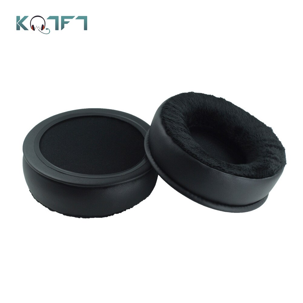 KQTFT-almohadillas de repuesto de terciopelo para auriculares, piezas de almohadillas para Superlux HD681EVO HD668B HD681 HD681B HD662, cubierta para almohadillas: Thick Velvet