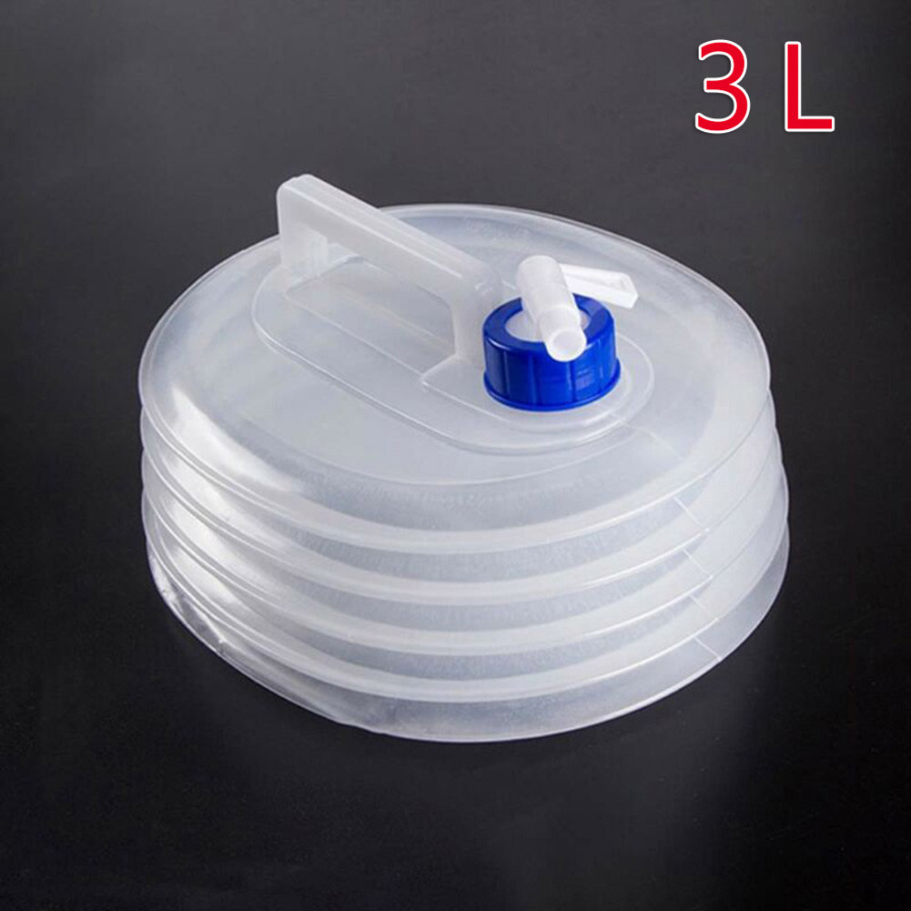 3l sammenklappelig bil camping spand udendørs camping håndtag sammenklappelig spand flaske container