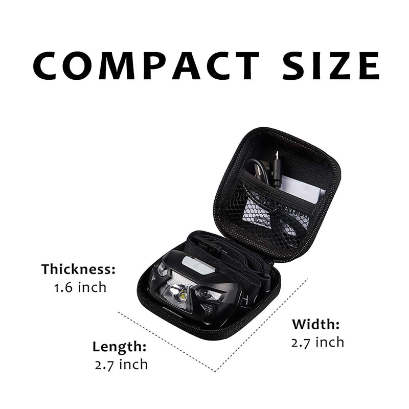 Naturehike 500 Lumen Led Koplamp-Oplaadbare Lichtgewicht Met Draagbare Pouch Beste Koplamp Voor Camping Wandelen NH18LHL2-B