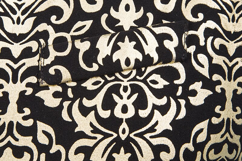 Gouden jacquard enkelrijs vest heren merk slim fit heren mouwloos vest formeel zakelijk chaleco hombre