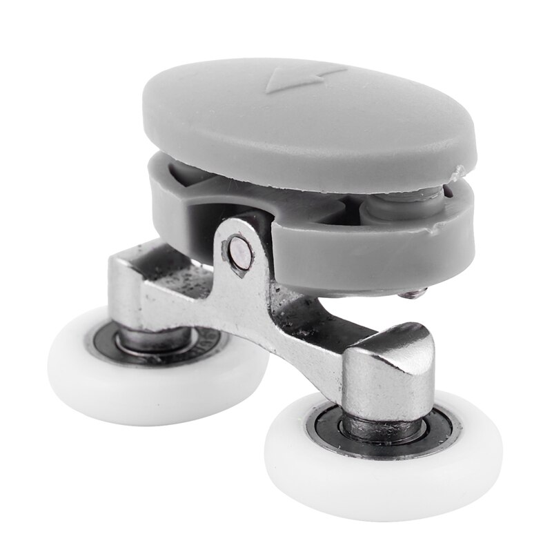 4x Twin Shower Glass Door Top / Bottom Rollers Runners Wheels Pulleys 23mm