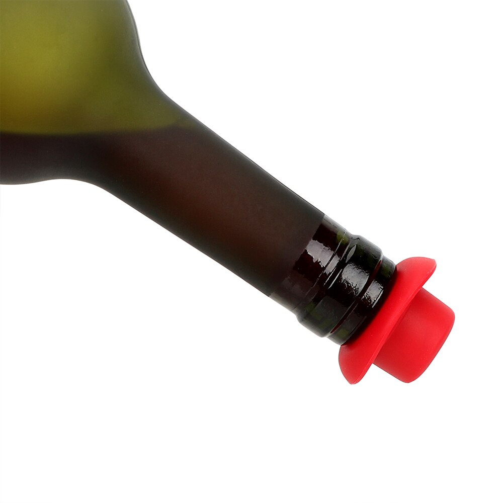Tapón de vino HOOMIN, sombrero Formal, cerveza, Soda, tapa de botella de corcho, tapón divertido de botella de silicona, suministros para Barra de cocina, herramientas para Bar