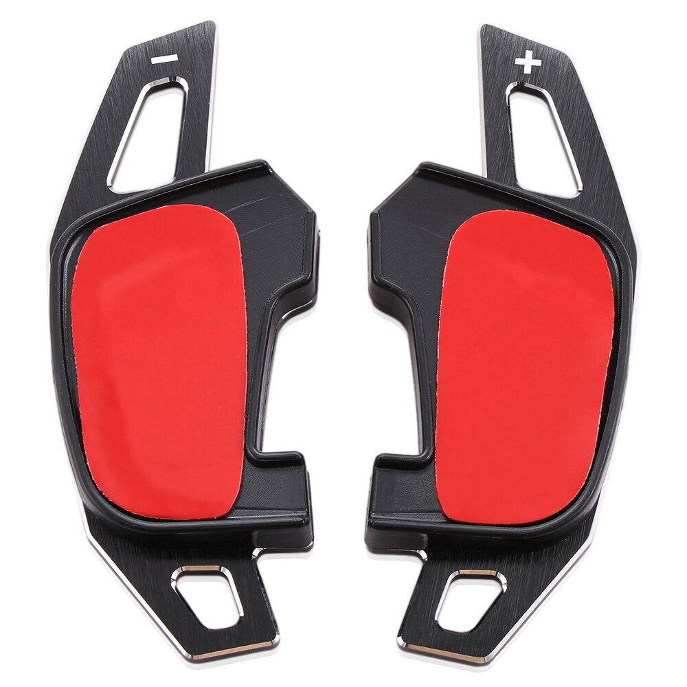 2pcs Car Steering Wheel Shift Paddle Shifter Extended For VW GOLF GTI R GTD GTE MK7 7 POLO GTI Scirocco 16 17 18: black