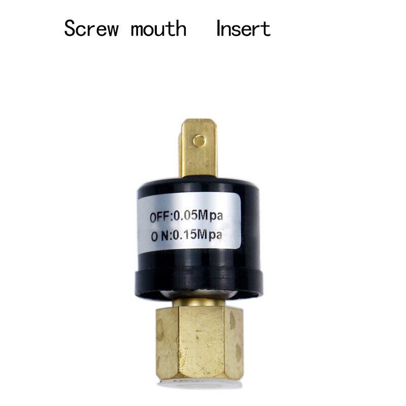 1pc Pressure Switch for automotive air conditioning refrigerator air compressor tool water pump pressure control switch Valve: 0.05-0.15Screw -A