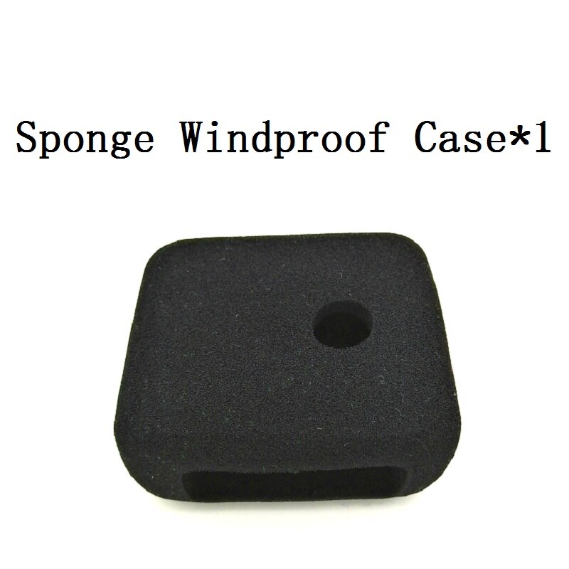 Clownfish Protective Frame Case Accessories bag/Sponge cover for SJCAM SJ4000 Air Soocoo C30 EKEN H9R Sj9000 H8 R Action Camera: black sgonge wind