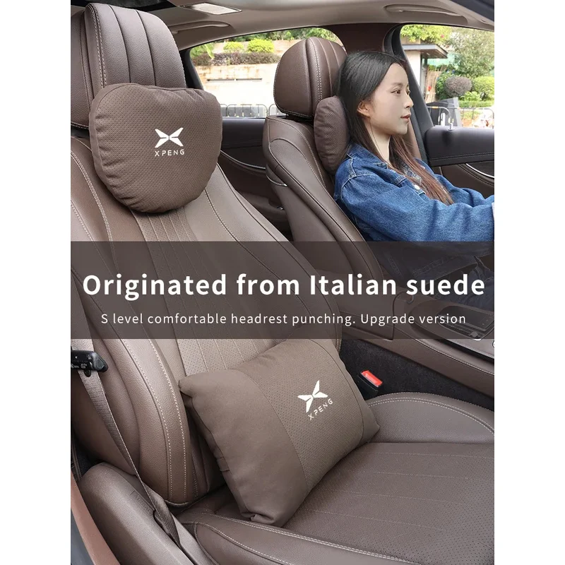 Xpeng P5 P7 g3 g6 G9 X9 N5 F57 bêta appui-tête de voiture support de cou siège coussin lombaire respirant doux oreiller de cou accessoires automobiles