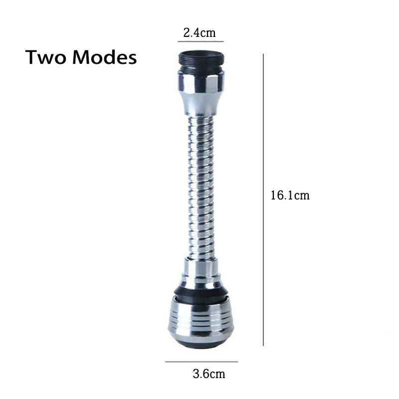 Hogedruk keukenkraan extender draaibare kraan beluchter waterbesparende kraan mondstuk adapter badkamer wastafel accessoires