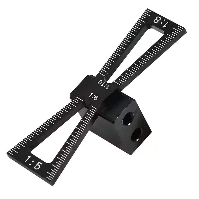 Dovetail Marking Jig Marking Gauge Template Woodworking DIY Wooden Joints: 1:5 1:6 1:8 and 1:10 Locator Measuring Tool