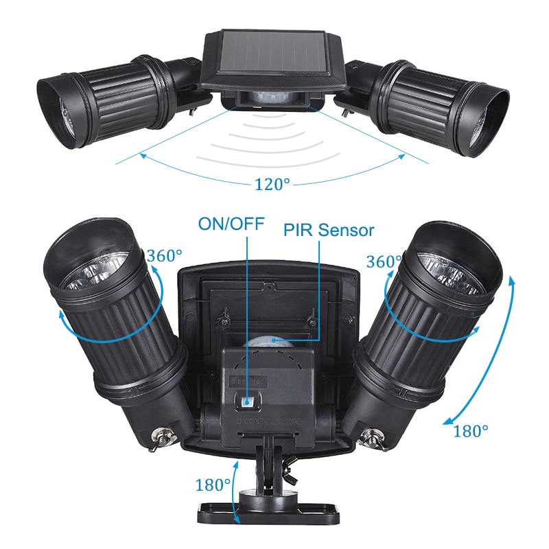 Super Bright 14 LED Waterproof PIR Motion Sensor Solar Powered Light ,led solar lights Garden Security Lamp Outdoor Street Light