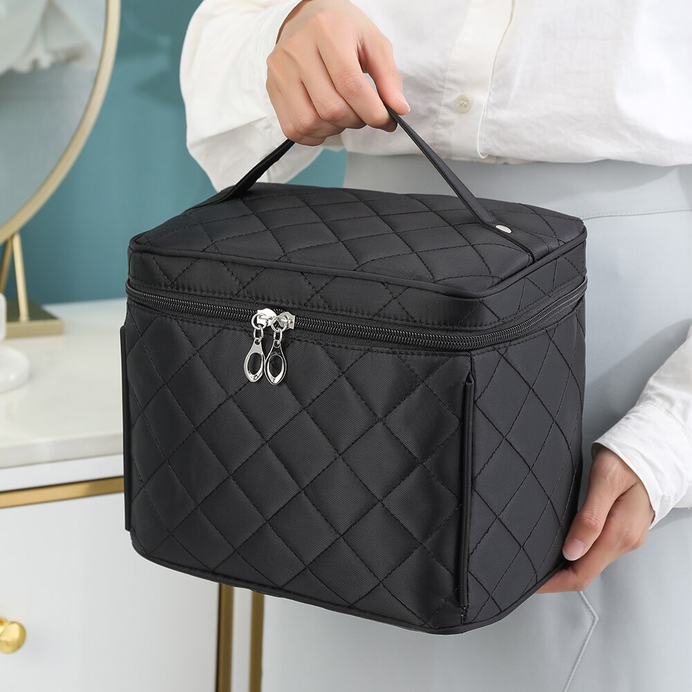 neceser Bolsa de cosméticos para mujer bolsa de maquillaje de alta capacidad impermeable de alta estuche maquillaje plegable organizador de viaje bolsa de maquillaje bolsa de belleza neceser mujer