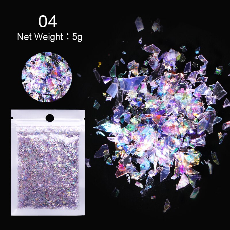 Or Rose 3D hexagone ongles paillettes flocons Nail Art paillettes poudre paillettes scintillantes vernis manucure décorations ongles accessoires: 27