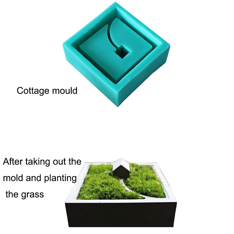 Molds for Concrete Flower pot ,Cement Molds Succulent Plants Pot Mold Concrete Planters Molds