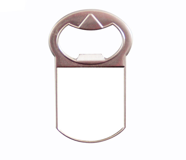 Flasche opener blank Sublimation wärme drücken diy flasche opener + aluminium platte 10 teile/los: WHITE