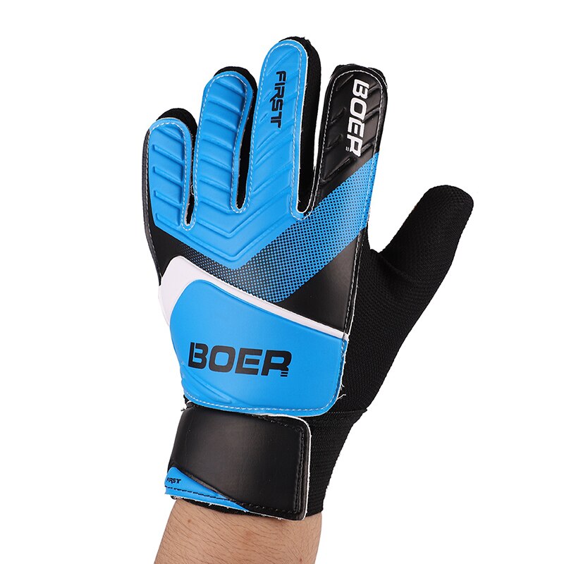 Guanti da portiere a dito pieno ragazzi ragazze gomma antiscivolo polso avvolgere calcio abbigliamento da calcio per bambini guanti da calcio