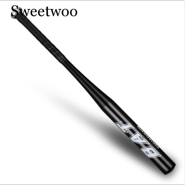 SWEETWOO Aluminium Alloy Baseball Bat Of The Bit Softball Bats 20" 25" 28" 30" 32" 34" 36"Inch black blue Baseball Bat: Black / 25 inch(63-64cm)