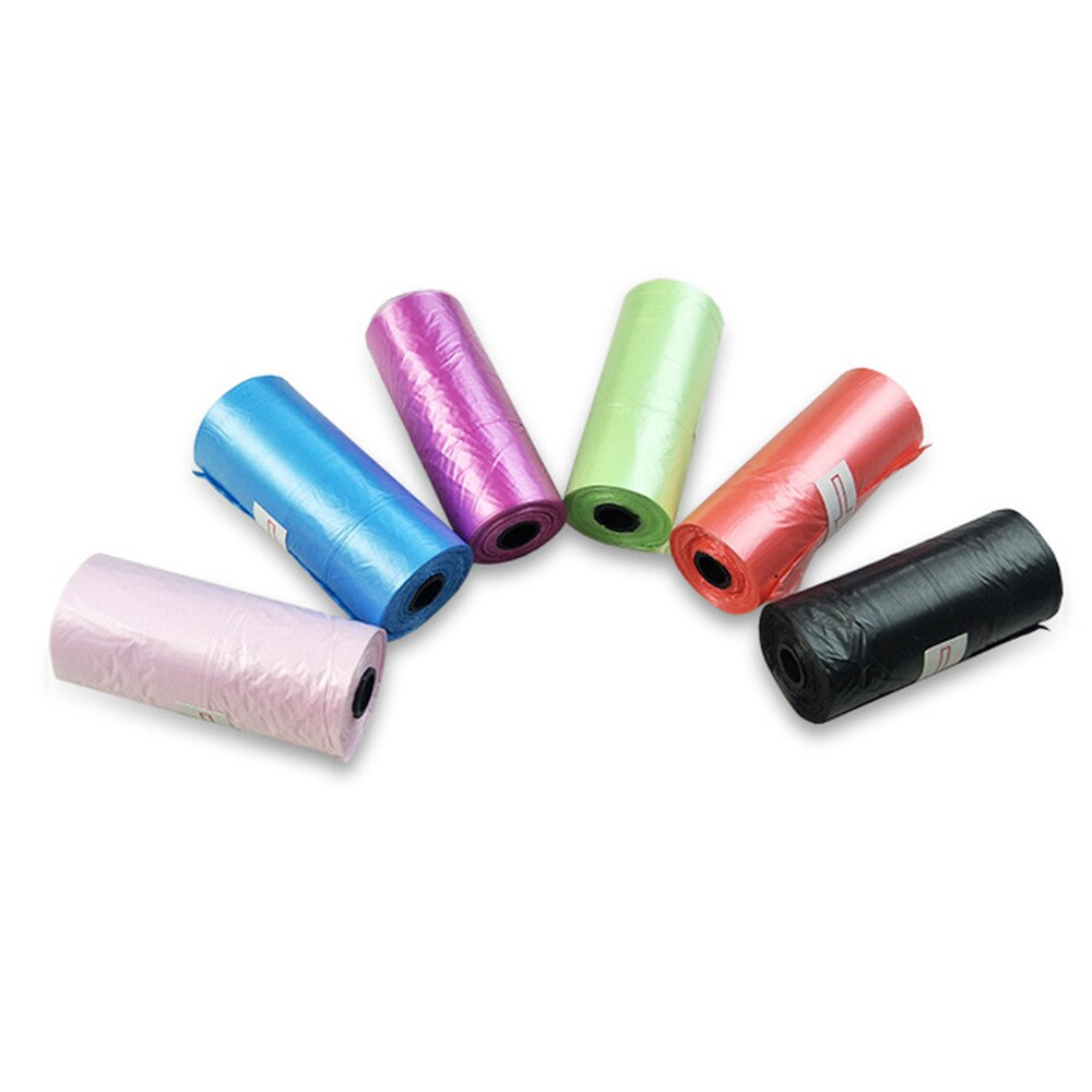 Bolsas de basura para residuos de mascotas, para exteriores, hogar, recarga, 15 Uds./rollo