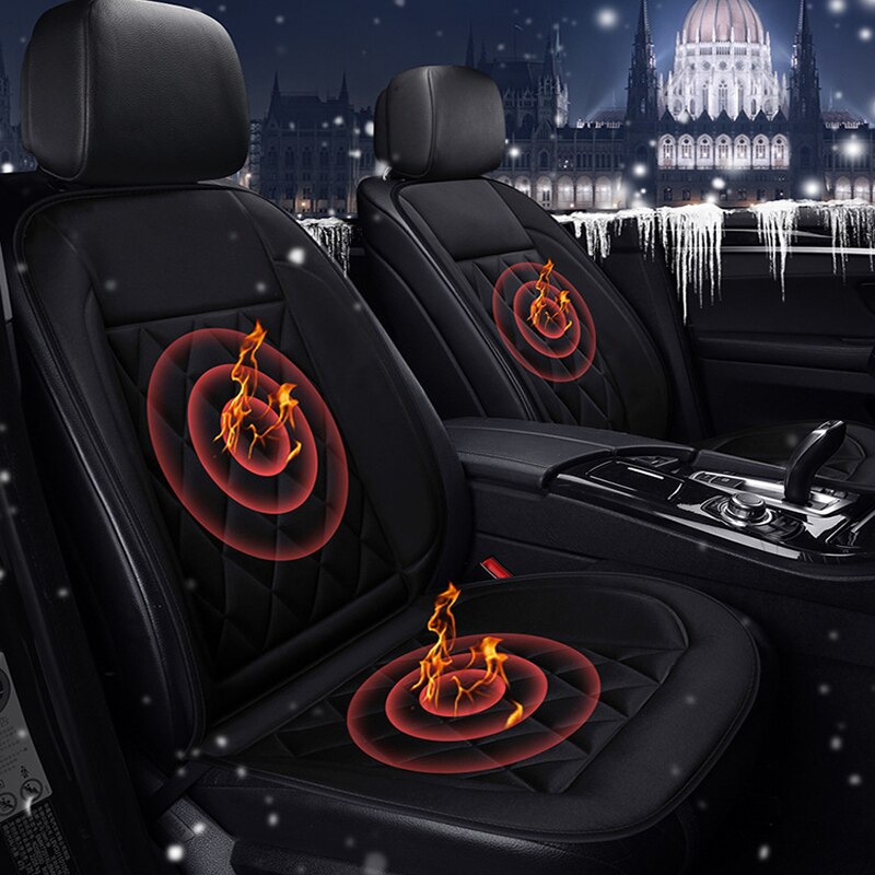 12V auto Riscaldato Cuscino del Sedile auto Riscaldatore Elettrico Dello Scaldino di Inverno pad Cuscini Copertura di Sede auto messa in piega Accessori