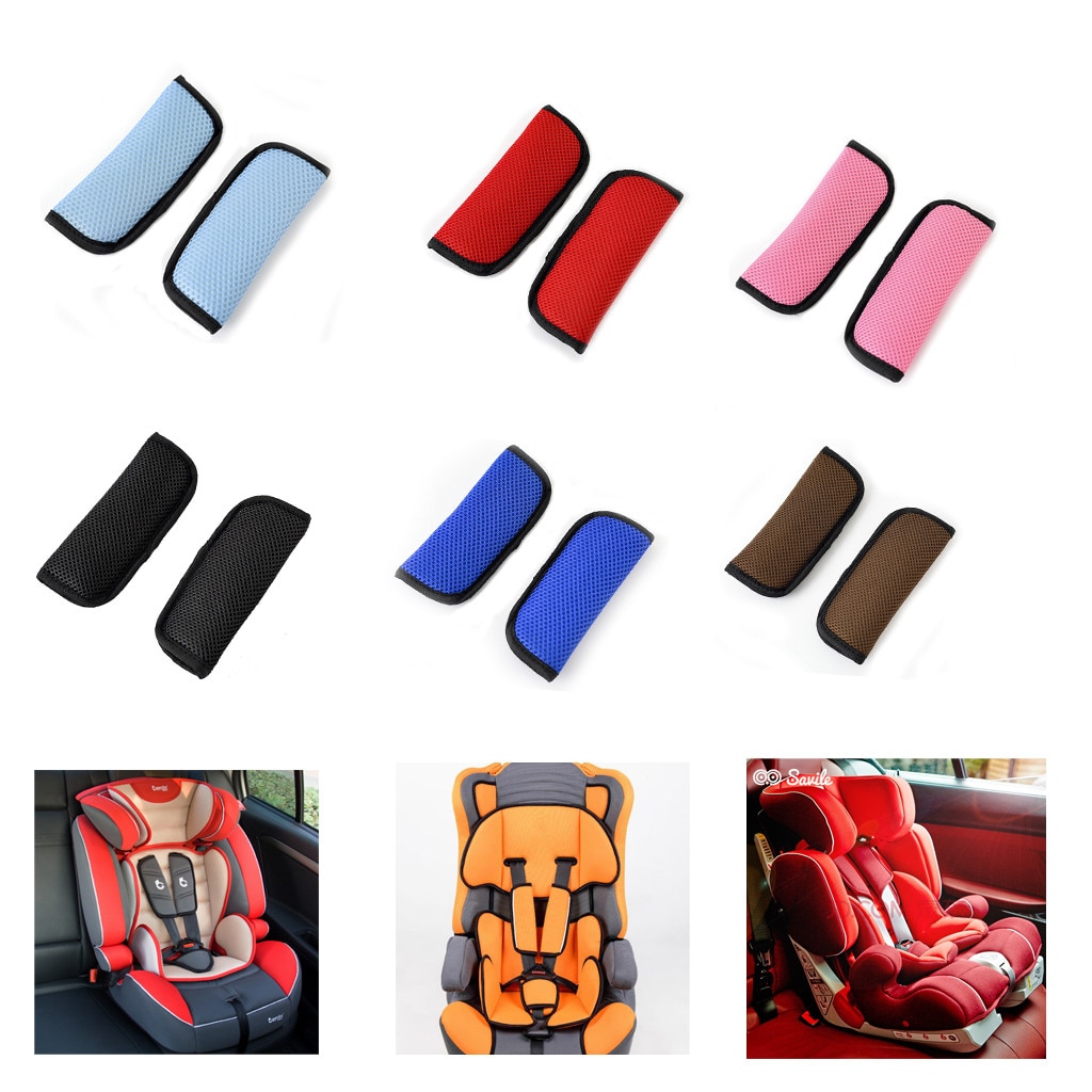 Housse de Protection coussin poussette | Housse de siège de voiture, de sécurité du véhicule, housse de sangle d'épaule pour enfants