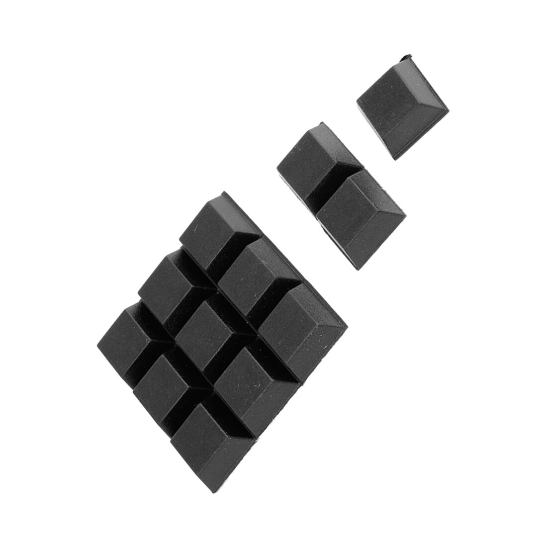 Table Chair Mini Rubber feet Self-adhesive 20mmx20mmx8mm 12 in 1