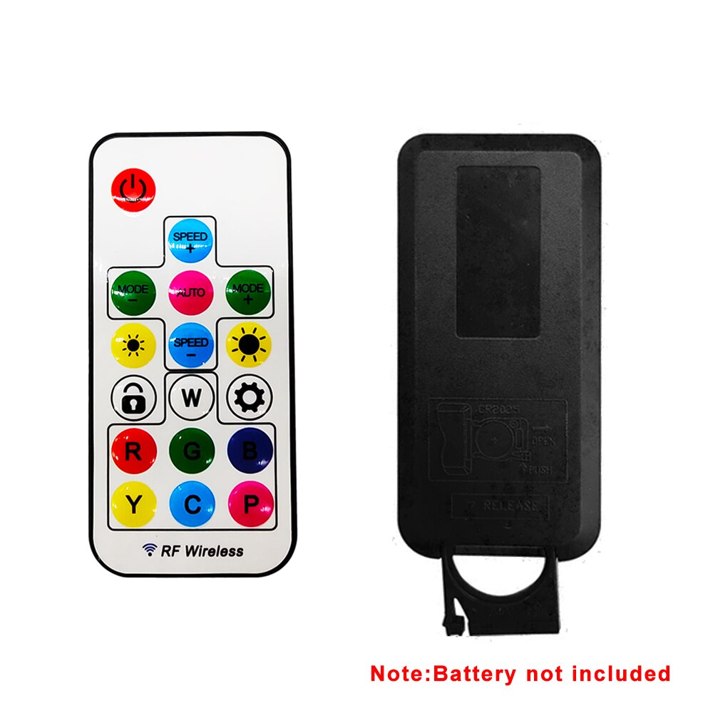17Keys USB RF Remote Wireless Controller For IndividuaIIy Addressable WS2811/WS2812/WS2813/WS2815/SK6812 Strip Lights Connector