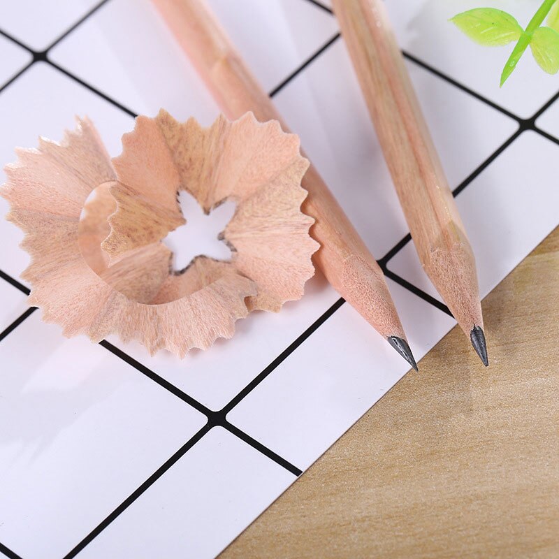 Lápiz estándar 2H/2B/HB, 50 Uds., lápiz de agarre Triangular, lápiz de madera natural para dibujo de bocetos a mano,
